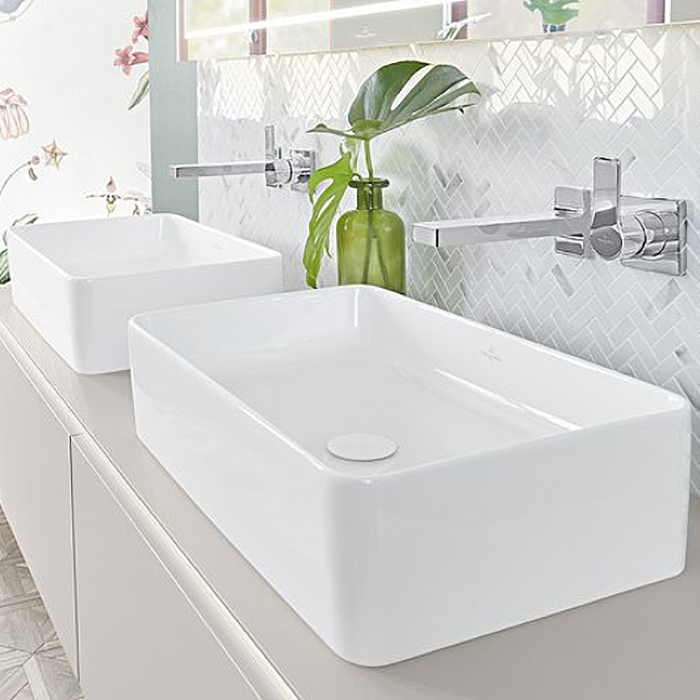 Villeroy&Boch Universal Донный клапан для раковины, незапираемый, с решеткой, без перелива, цвет альпийский белый