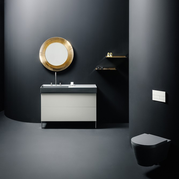 Laufen Kartell Зеркало круглое d=78см, настенное, без подсветки, цвет: медь