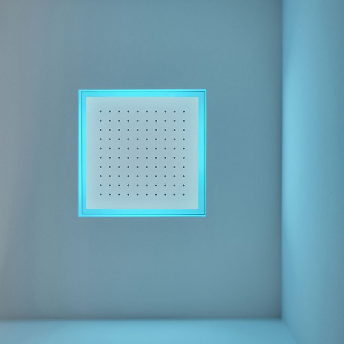 Antonio Lupi Душевая система Meteo Встраиваемый верхний душ 52 x 35 x 11 см. цвет. с LED RGB подсветкой, цвет: хром