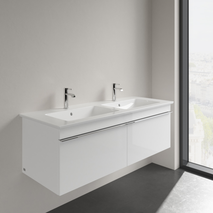 Villeroy&Boch Venticello Раковина 130х50 см, 2 отв., с переливом, цвет: белый