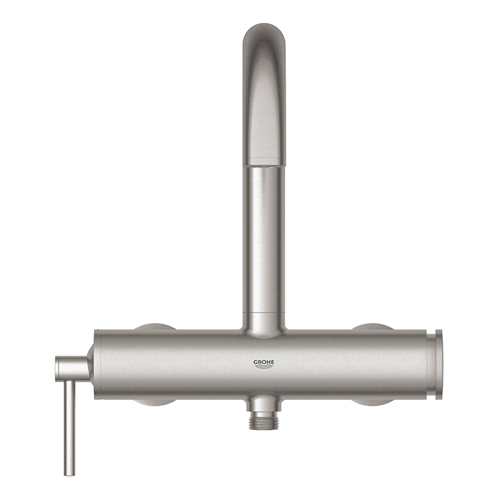 Grohe Atrio New Смеситель для ванны, настенный, цвет: supersteel