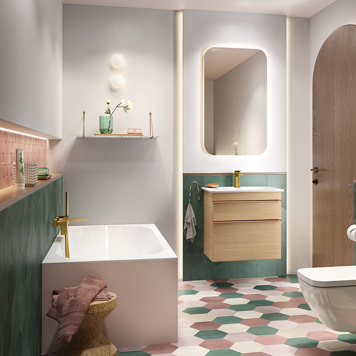 Villeroy&Boch Oberon 2.0 Ванна 170x75см., встраиваемая, прямоугольная, цвет: белый