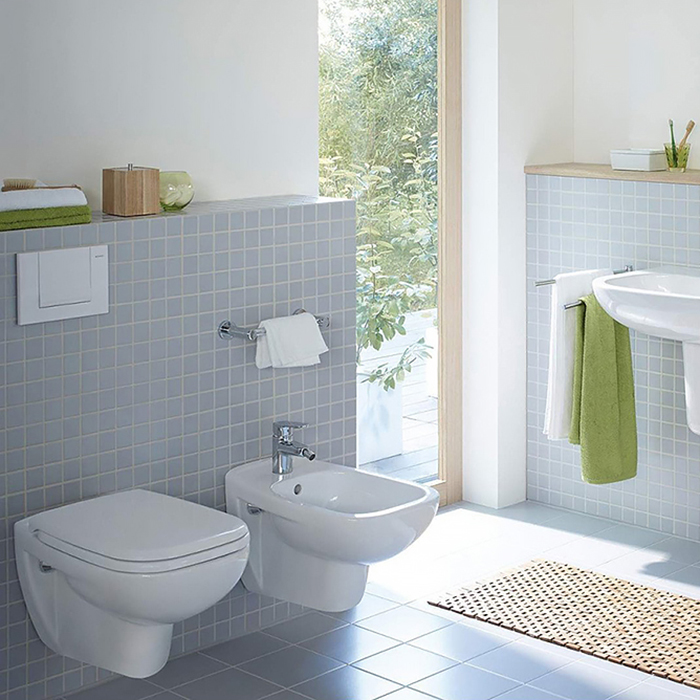 Duravit D-Code Унитаз 35.9x54.5x41см., подвесной, безободковый, с сиденьем микролифт, цвет: белый глянцевый