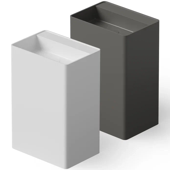 Dea Design Pedestal Basin Раковина 60x42x90см., напольная, без отв., Solid Surface, цвет: White №18