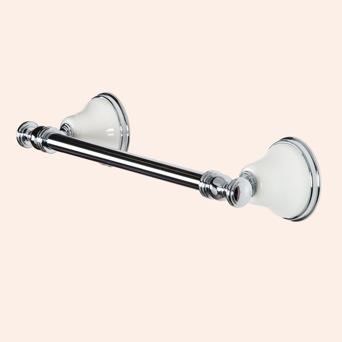 TW Harmony 014, полотенцедержатель 33,5см, подвесной монтаж, цвет: белый/хром