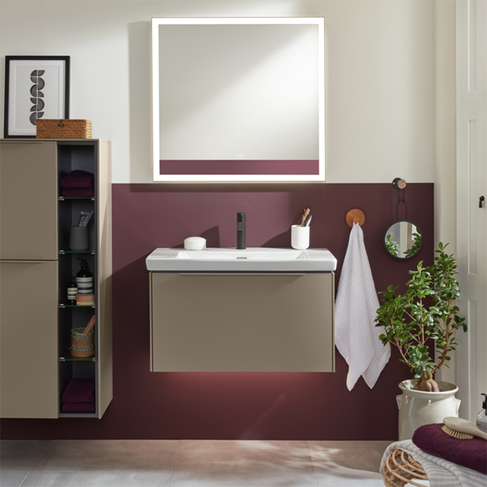 Villeroy&Boch Subway 3.0 Раковина 80х47х16.5см., 1 отв., подвесная, цвет: альпийский белый