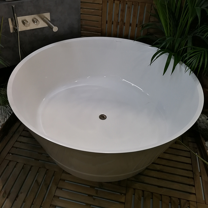Victoria + Albert Taizu Ванна 150х60см., отдельностоящая, круглая, цвет: белый