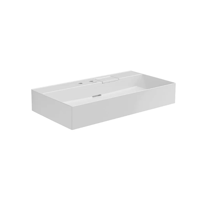 Kerama Marazzi Logica Раковина подвесная 90х48см., 2 отв., цвет: белый глянцевый