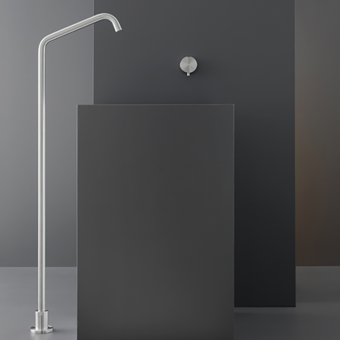 CEA Design GIOTTO Смеситель для раковины, настенный, цвет: нержавеющая сталь