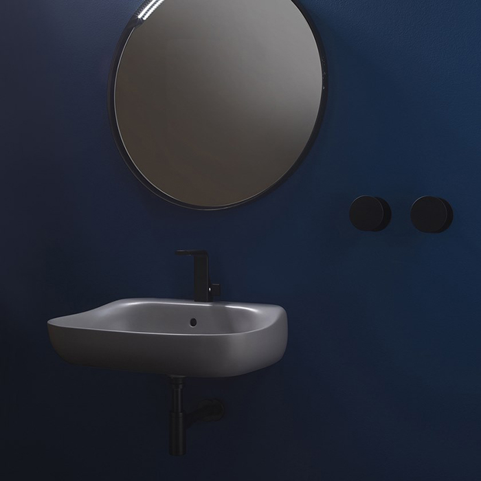Flaminia Fluo Раковина 70x49xh20см., подвесная, с 1 отв., цвет: cenere