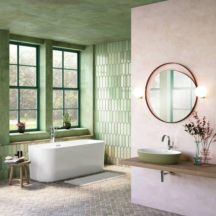 Villeroy&Boch Artis Раковина 61x41x13см., накладная, цвет: Sage Green