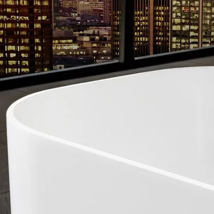 Villeroy&Boch Finion Ванна 170х70х62см., отдельностоящая, Quaryl®, цвет: альпийский белый/хром
