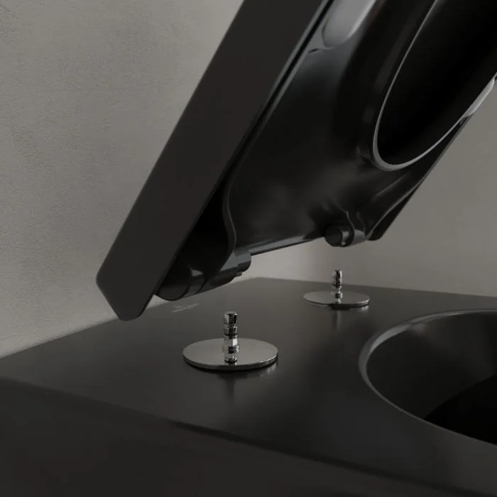 Villeroy&Boch Subway 2.0 Унитаз 37х56х36.5см., подвесной, DirectFlush, CeramicPlus, цвет: Ebony