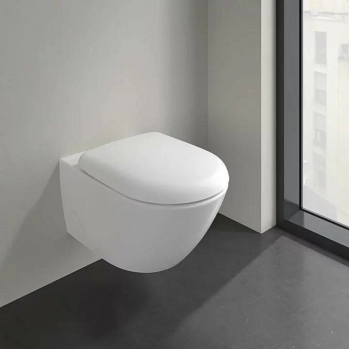 Villeroy&Boch Antao Унитаз подвесной, безободковый, CeramicPlus, цвет альпийский белый