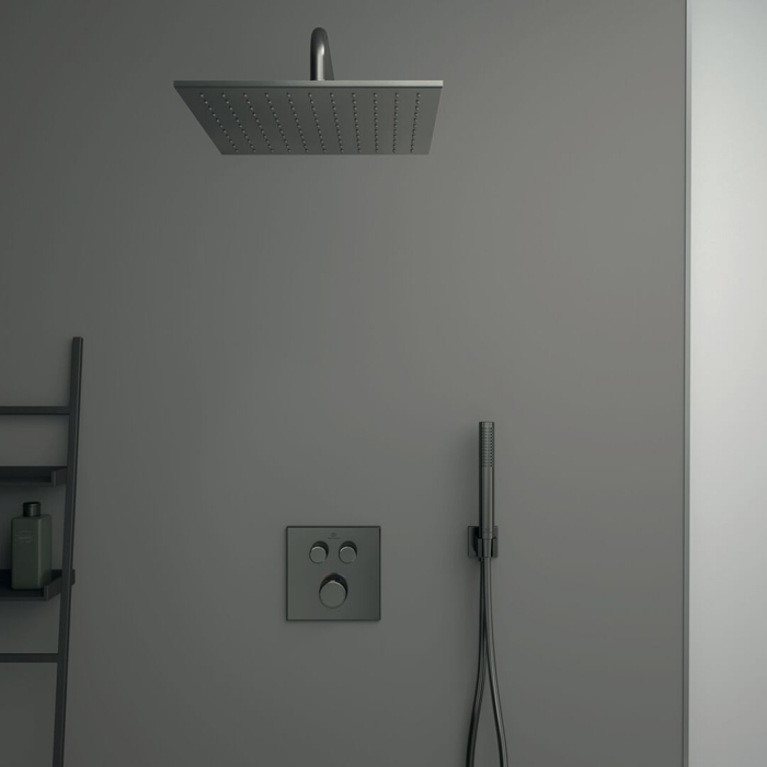 Ideal Standard Ceratherm Navigo Смеситель для душа, встраиваемый, термостатический, для монтажа с комплектом EASY-BOX A1000NU, цвет: PVD Magnetic Grey