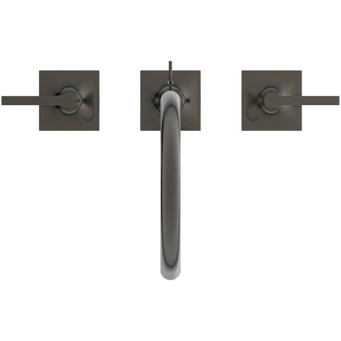 Ideal Standard Joy Neo Смеситель для раковины, на 3 отв., с донным клапаном, цвет: PVD Magnetic Grey