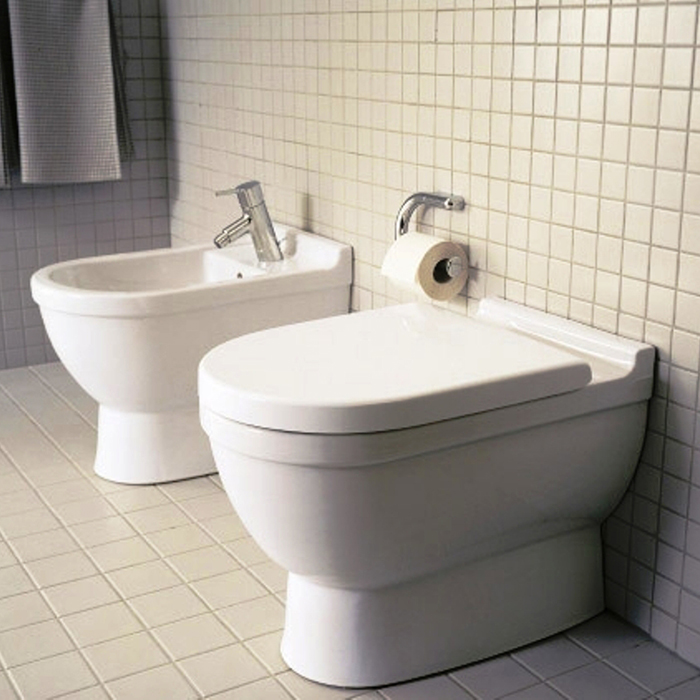 Duravit Starck 3 Унитаз 56x36см, напольный, приставной, с креплением, цвет: белый