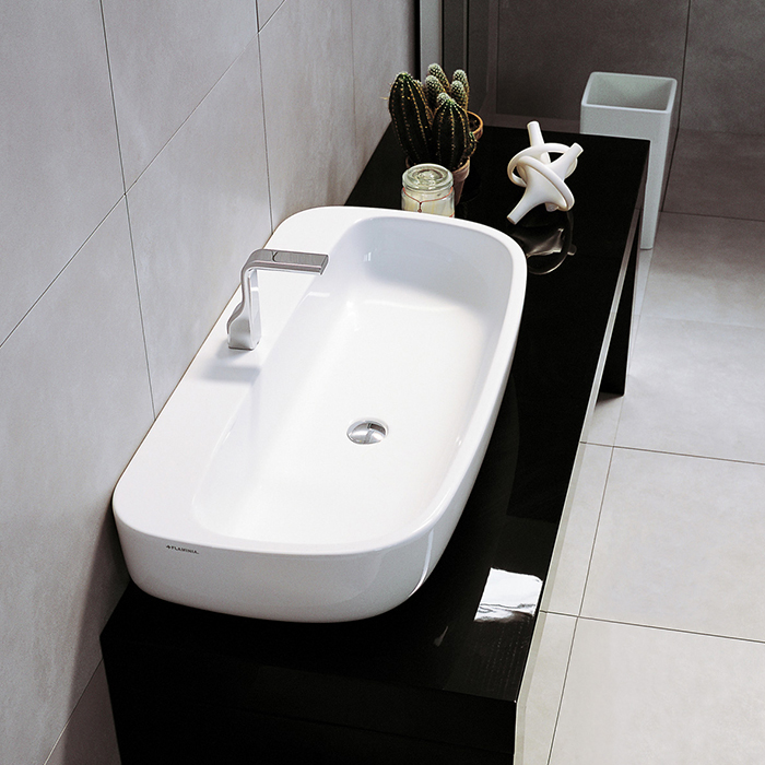 Flaminia Mono Раковина 100x48x18.5 см, 1 отв., подвесная, цвет: белый