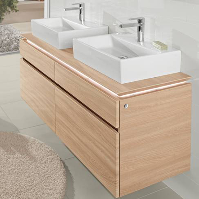 Villeroy&Boch Memento Раковина 60х42 см, 1 отв., прямоугольная, с переливом, с антигрязевым покрытием CeramicPlus, цвет: белый