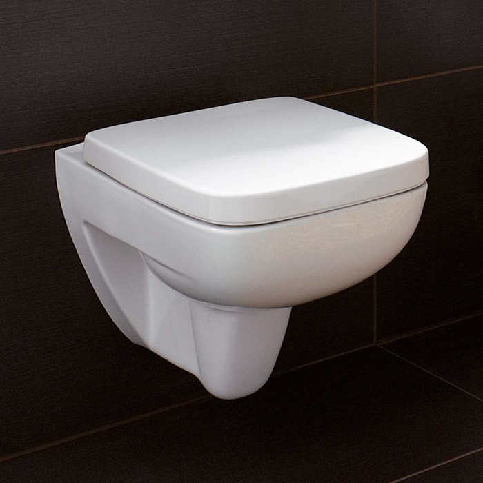 Geberit Renova Plan Унитаз 36х54см., подвесной, безободковый, цвет: белый