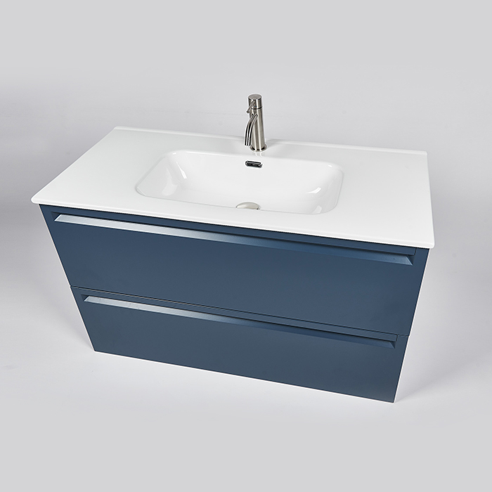 Inda Piccadilly Тумба подвесная 100x45x60см, раковина керамическая, цвет: blu denim