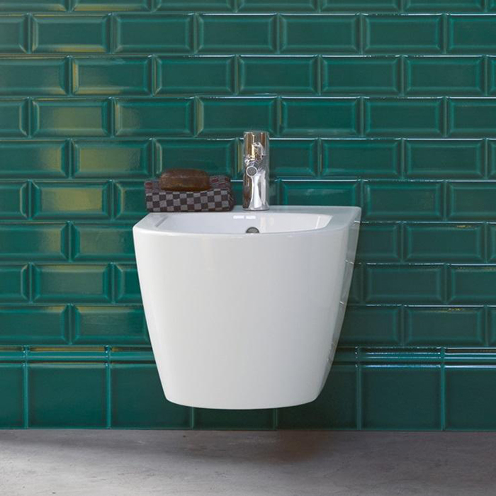 Duravit Me by Starck Биде подвесное 37x48см, 1 отв., Durafix, цвет: белый
