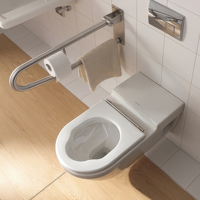 Duravit Starck 3 Унитаз 70х45х36 см, подвесной, для инвалидов на колясках, цвет: белый