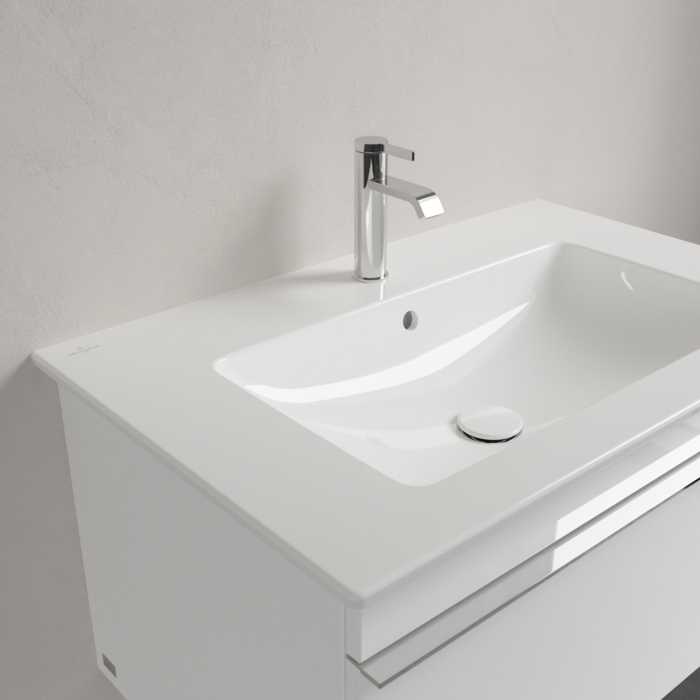 Villeroy&Boch Venticello Раковина 80х50 см, 1 отв., с переливом, с антигрязевым покрытием CeramicPlus, цвет: белый