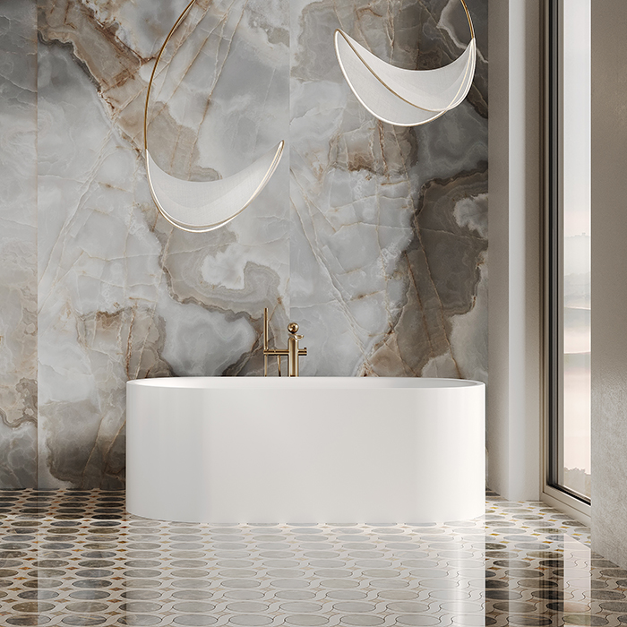 Salini Perla Ванна 170x80см., отдельностоящая, S-Sense, цвет: белый глянцевый