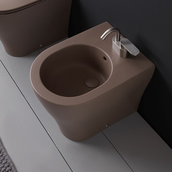 Flaminia APP Биде напольное 52x36xh43см, 1 отв. под смеситель, цвет: матовый fango