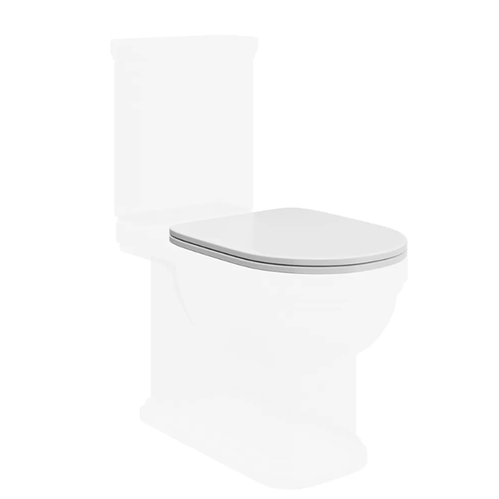 Kerama Marazzi Pompei Сиденье для напольного унитаза, цвет: белое глянцевое