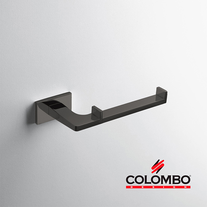Colombo Look Держатель для туалетной бумаги, цвет: PVD графит полированный
