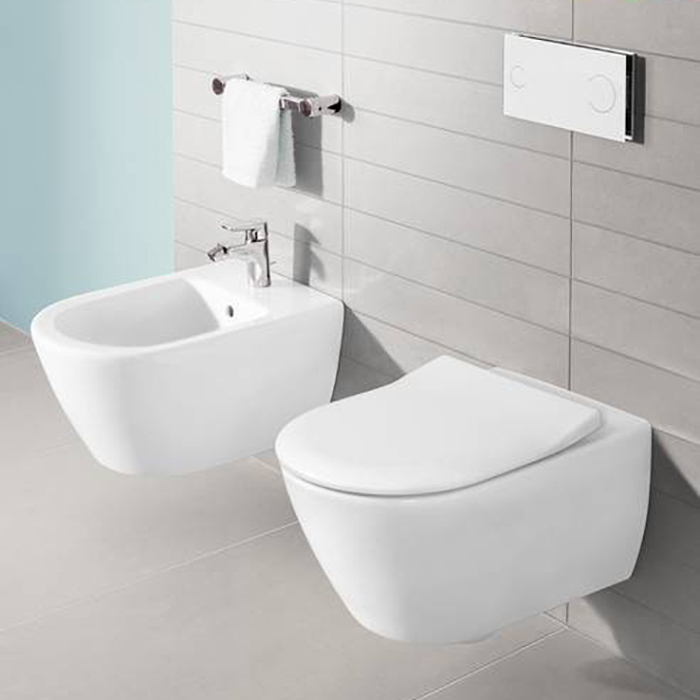 Villeroy&Boch Subway 2.0 Унитаз подвесной 37.5x56.5 см, безободковый, цвет: белый