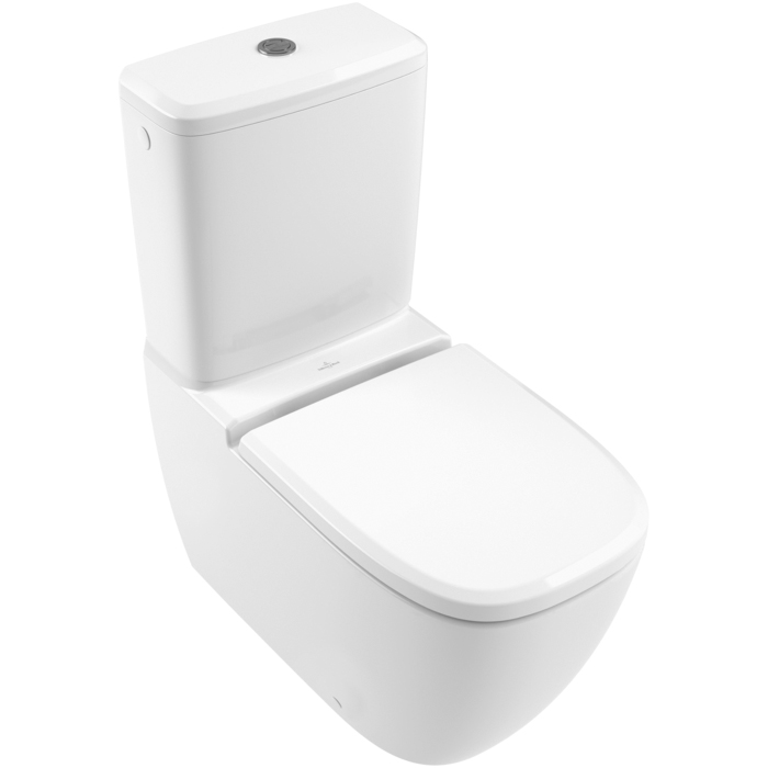 Villeroy&Boch Antheus Сиденье, с крышкой для унитаза, с антигрязевым покрытием CeramicPlus, цвет: альпийский белый
