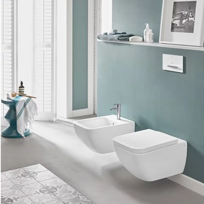 Villeroy & Boch Venticello Унитаз подвесной, 56х37.5см., безободковый, цвет: белый матовый