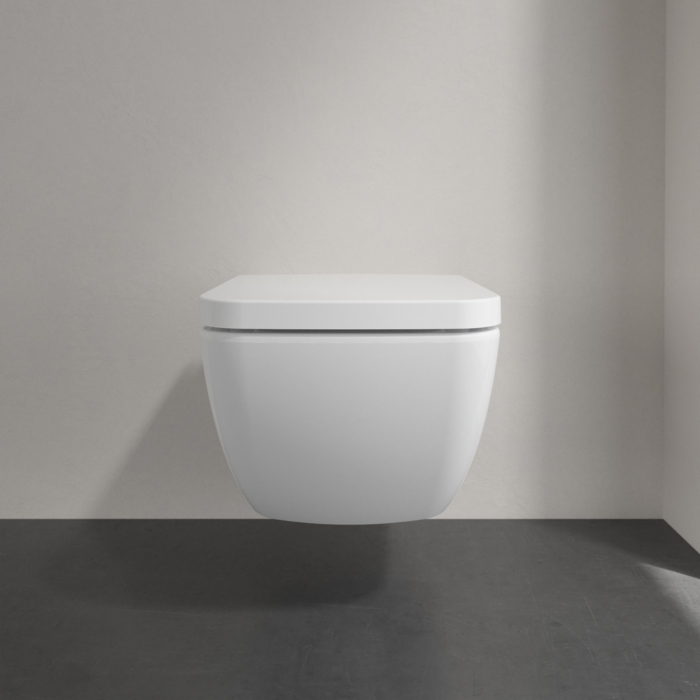 Villeroy&Boch Venticello, Унитаз подвесной, горизонтальный выпуск, 37.5x 56см, цвет: белый