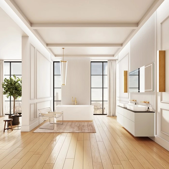 Villeroy&Boch Finion Ванна 170х70х62см., отдельностоящая, Quaryl®, цвет: альпийский белый/шампань