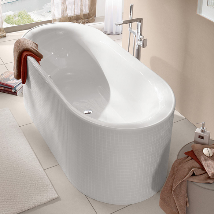 Villeroy&Boch Cetus Ванна 175х75см., встраиваемая, овальная, цвет: белый