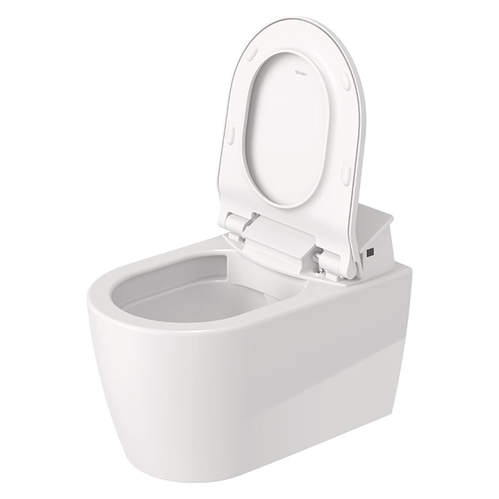Duravit SensoWash Унитаз 57x37см., подвесной, Rimless, HygieneGlaze, с крышкой биде, цвет: белый