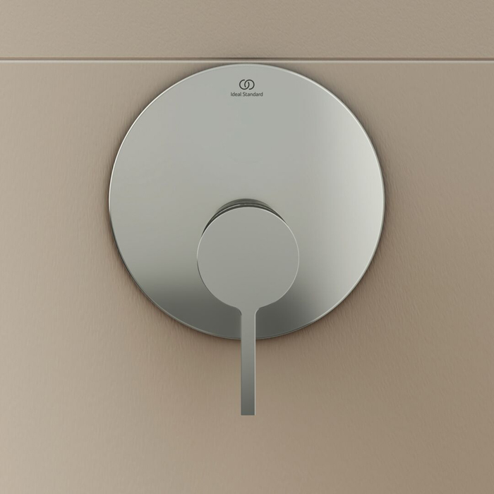 Ideal Standard Joy Смеситель для душа, встраиваемый, цвет: PVD Silver Storm (Серебряный Шторм)