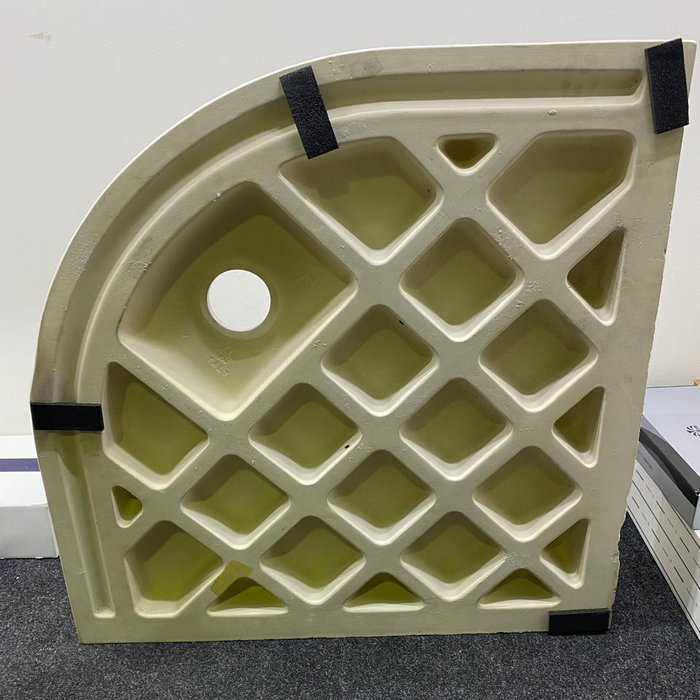 Kerasan Retro поддон угловой полукруглый 90x90см, R55, диаметр слива 90, цвет: белый