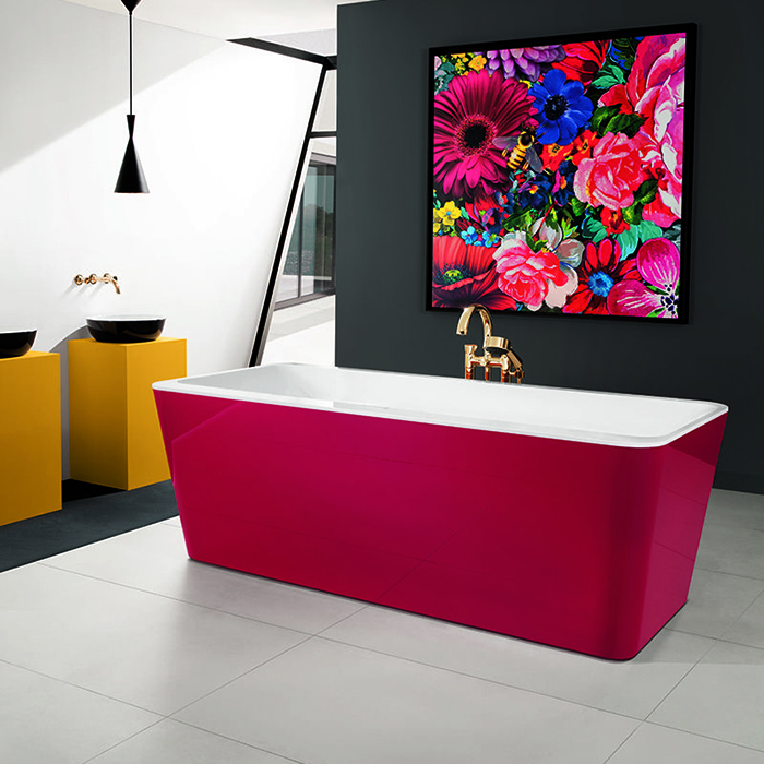 Villeroy&Boch Squaro edge 12 Ванна 190х90х45см., встраиваемая, прямоугольная, цвет: белый