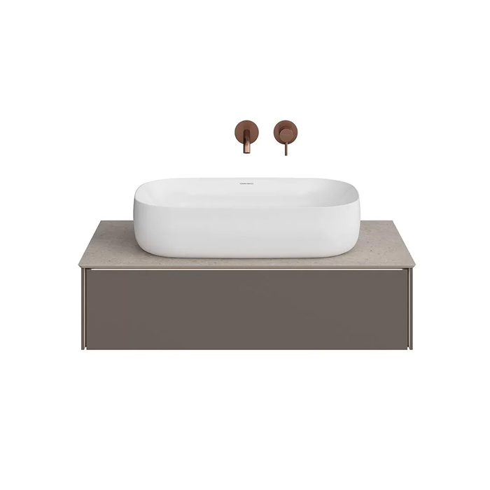 Kerama Marazzi Magica Тумба 88.4х48.5х22см., подвесная, 1 ящик, цвет: вечерний серый матовый