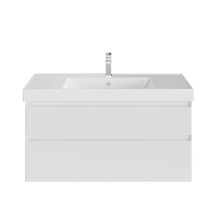 Kerama Marazzi Cubo Тумба 97.8х47х47.5см., подвесная, с ящиками, цвет: белый матовый