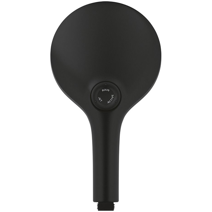 Grohe Rainshower SmartActive 130 Ручной душ, 3 режима, цвет: фантомный чёрный