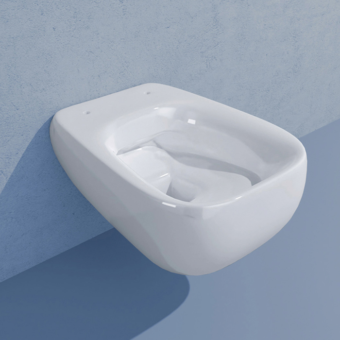Flaminia Fluo Унитаз 54,5x41xh23см., подвесной, goclean, цвет: белый