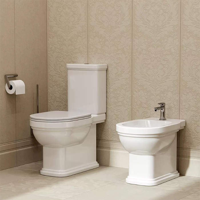 Kerama Marazzi Pompei Унитаз-моноблок 37x67см., цвет: белый глянцевый