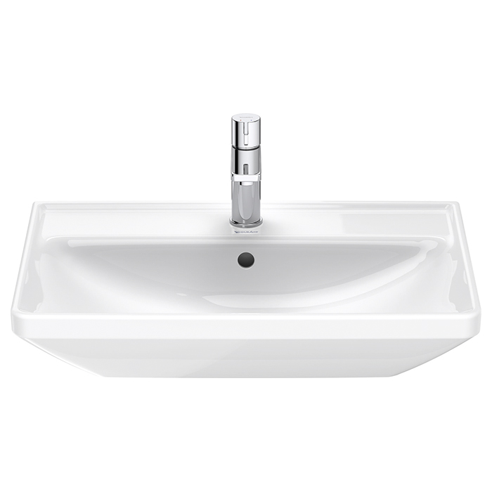 Duravit D-Neo Раковина накладная 65x44см, с переливом, с 1 отв., цвет: белый