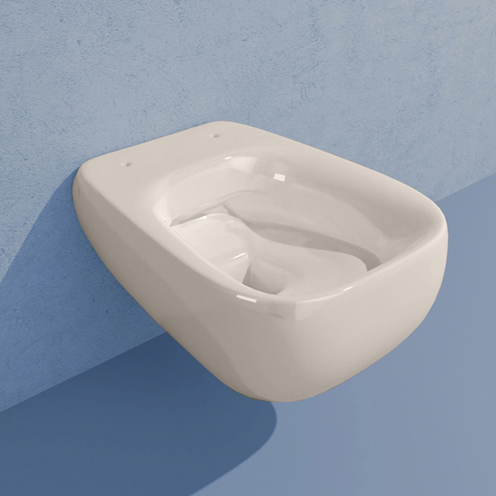 Flaminia Fluo Унитаз 54,5x41xh23см., подвесной, goclean, цвет: argilla