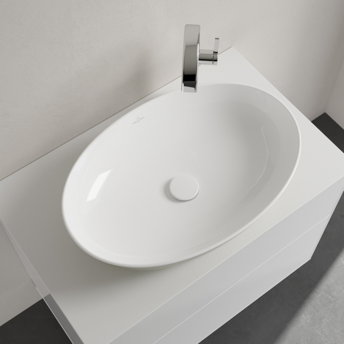 Villeroy&Boch Artis Раковина 61x41x13см., накладная, цвет: Sage Green